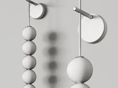 Terzani Abacus Wall Lamp 3D model
