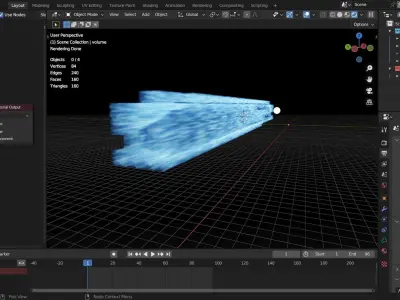 light speed animation Free 3D model