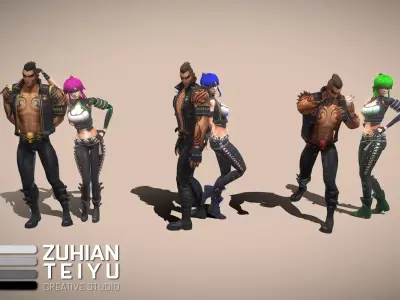 Wastedland Raiders 3D model