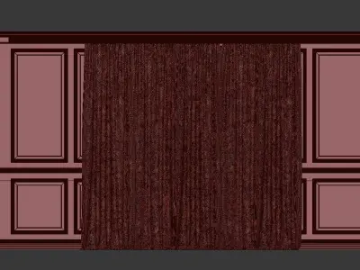 Curtain Set 297 3D model