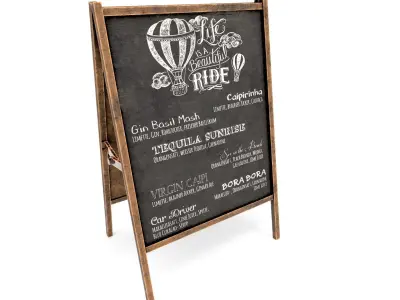 road objects - PBR  3D Model Pack