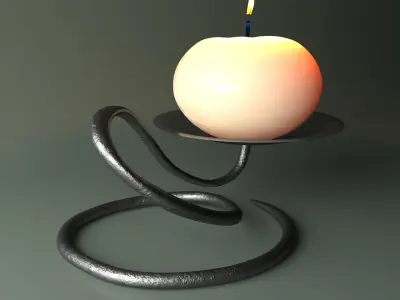 Table candlestick 3D model