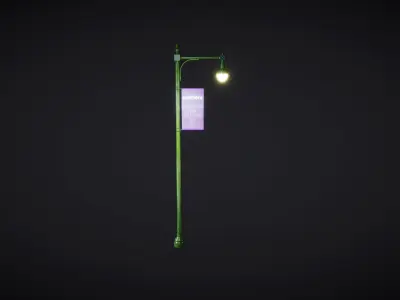 Lamp Post 05 3D model
