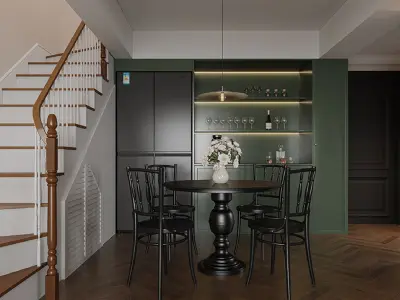 apartment interior scenes    3D model 21
