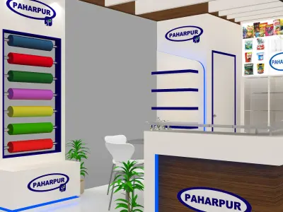 International Exhibition Stall Design 3D model