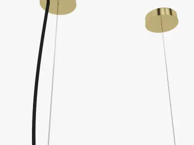 Acrylic Framework Chandelier by West Elm 3D model