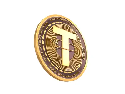 TRON Coin V3 001 3D model