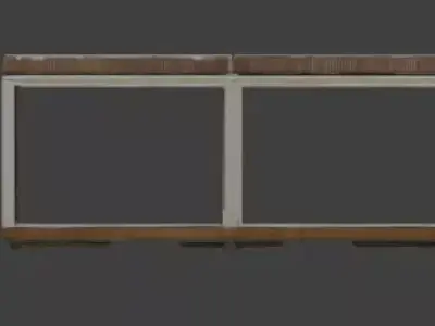 Contemporary Modular Coffee Table 3D Model Low-poly 3D model