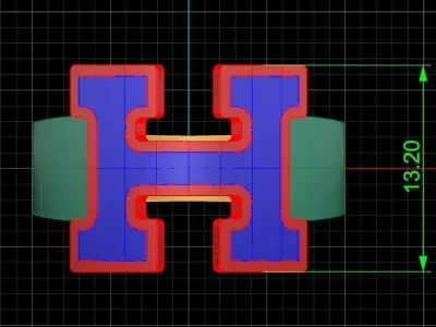 Jewelry ring 462 3D print model