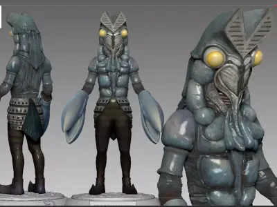 Alien Baltan 3D model