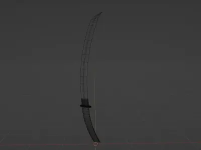 Customizable Katana 3D model