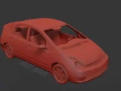 Toyota Prius Mk2 XW20 base 2003 3D print model