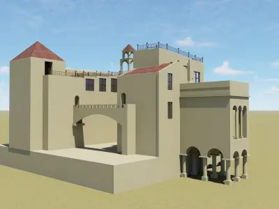 Historical building  3D model purchase