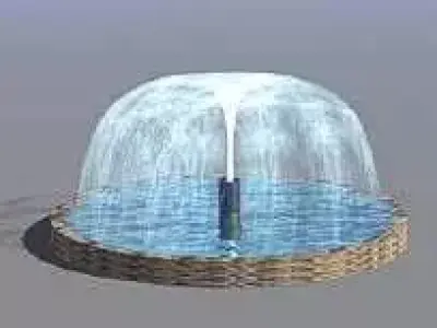 round fountain Free 3D model
