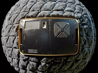 PBR Material -Padded Wall  Texture