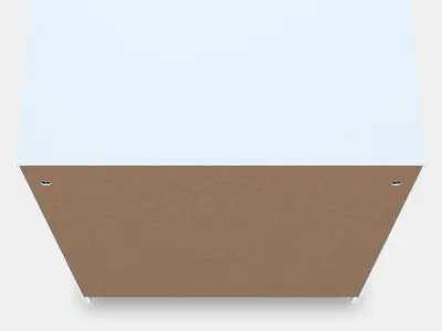 BRIMNES Cupboard with doors Low-poly 3D model