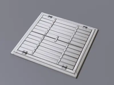 Trap Pitfall Low-poly 3D model