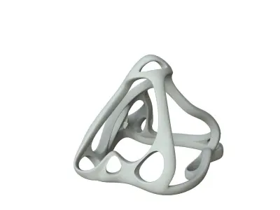 SciFi Cube Object No 63644 Low Poly Shape Low-poly 3D model