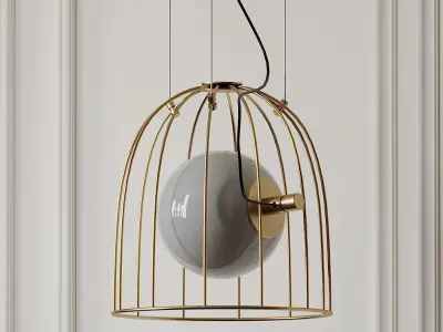 Modern Chic 1 Light Wall Sconce 3D model