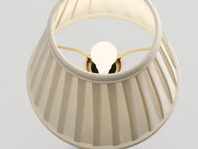 Twisted Glass Candlestick by Vaughan Design 3D model