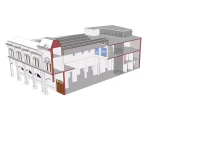 MERCADO LOS CARRUAJES DE BUENOS AIRES 3D print model