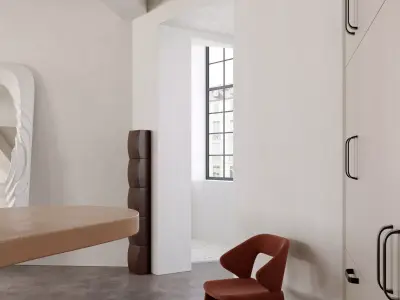 Interior scene living room 3D model