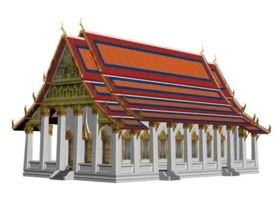 hor phra monthian dharma 3D model