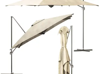 Comfort Cantilever Umbrella 3D model