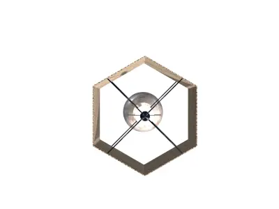Marble Base Table Lamp by Illumino  3D model