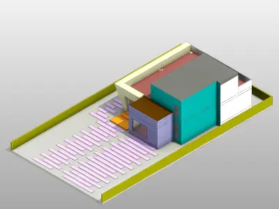 Minimal Modern House - 230 SQM - Full Package 3D model