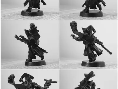 Feudal Guard Battle Priest 3D print model