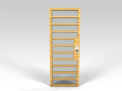 Modern door 3D model buy