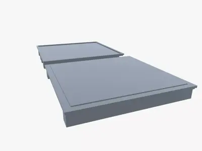 Barrel pallet 3D model