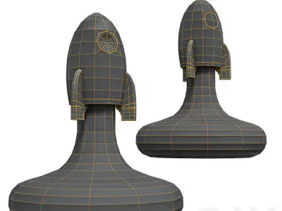 Spaceship Mood Light 3D model