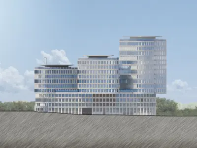 Futuristic building 3d model 3D model