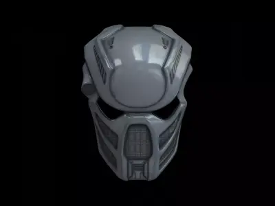 predator cosplay mask 3D print model