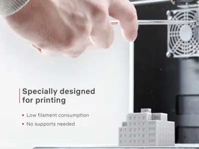 3D Print miniature building RB-US-NY-045 3D print model