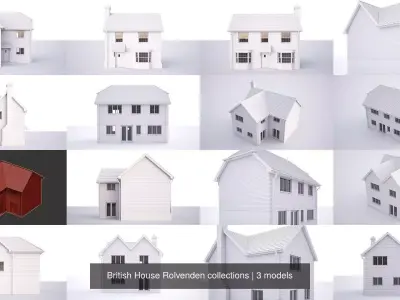 British House Rolvenden collections 3D Model Pack