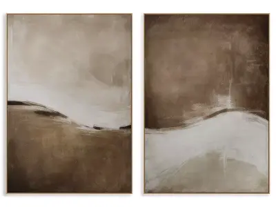 Abstract Painting Frame set 3D model 533