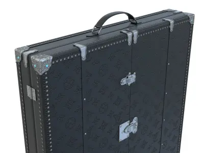Louis Vuitton LV Dart Trunk Low-poly 3D model