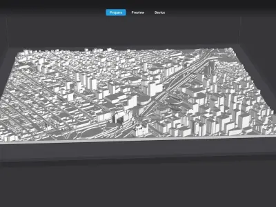 Cityscape Ottawa Canada  3D print model