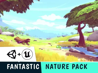 FANTASTIC - Nature Pack Low-poly 3D model