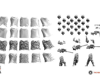 Universal Guard - Skirmisher Builder 3D print model