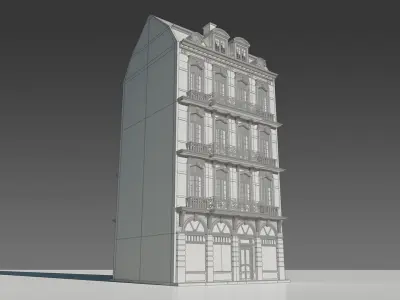 Classic European Modular Apartment 3D model