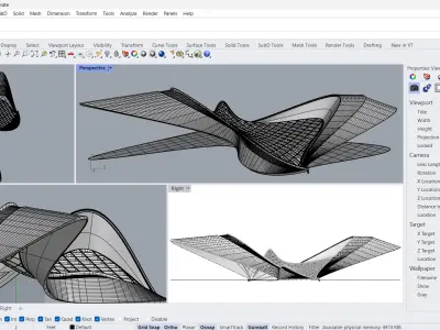 Parametric Roof Architecture 3D model