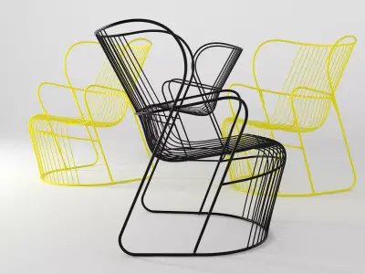 Kaskad Armchair 3D model