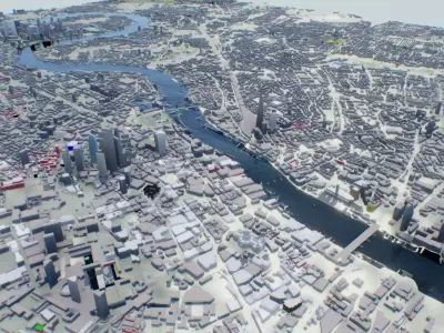 London 3D model purchase