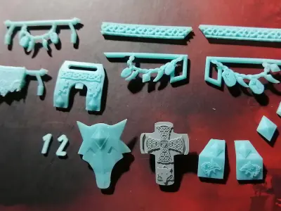 Wolf viking space marine ATV upgrades 3D print model