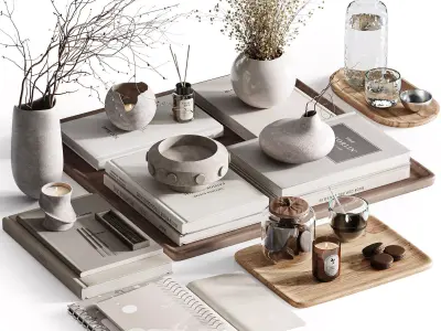 Decorative Set 37 3D model buy