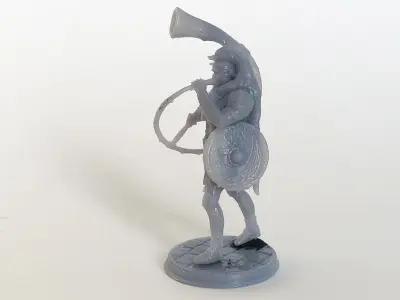 Cornicen 2 on the march 3D print model